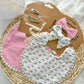 Organic Cotton Bib & Bow Headbands Set