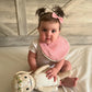 Organic Cotton Bib & Bow Headbands Set