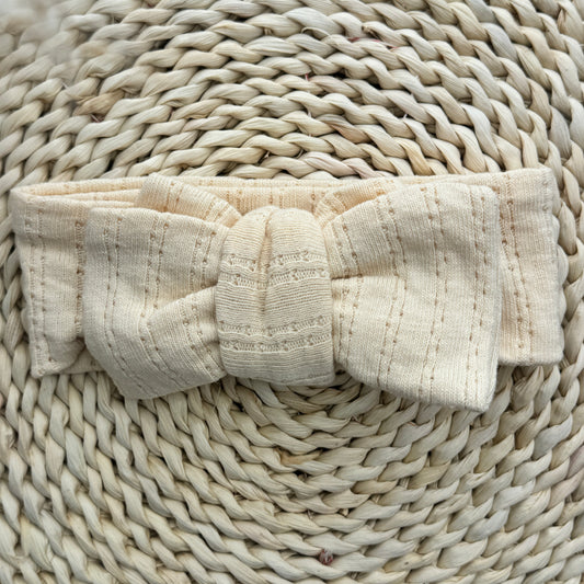 Cotton Knit Baby Girl Headband