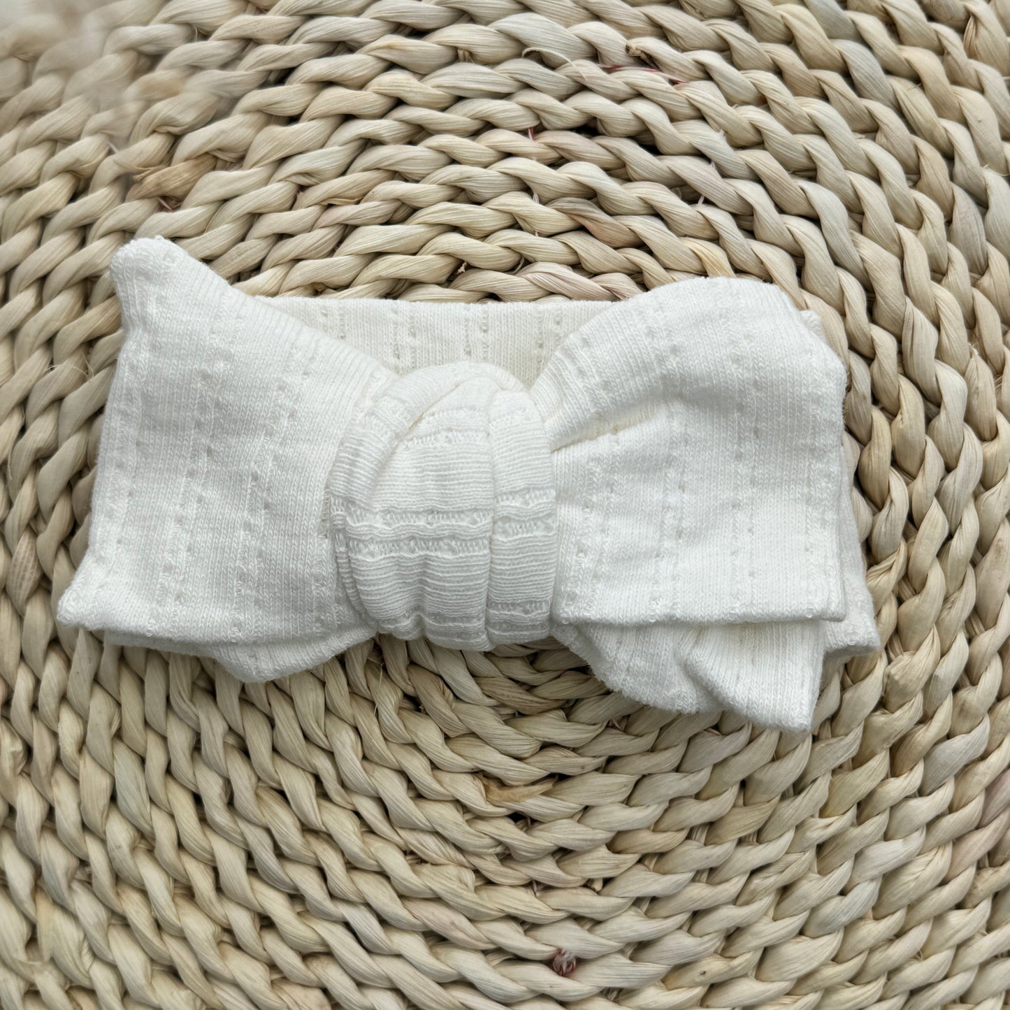 Cotton Knit Baby Girl Headband