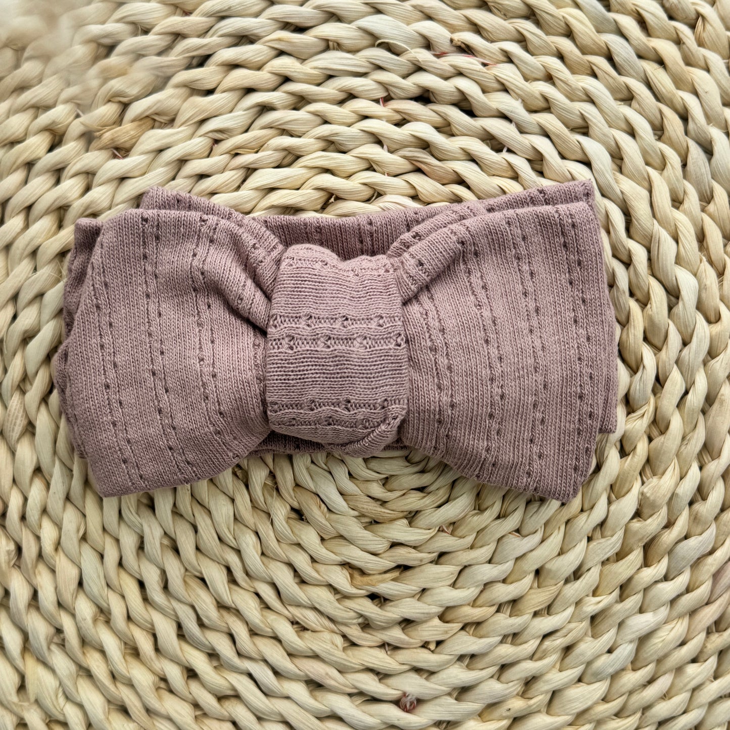 Cotton Knit Baby Girl Headband