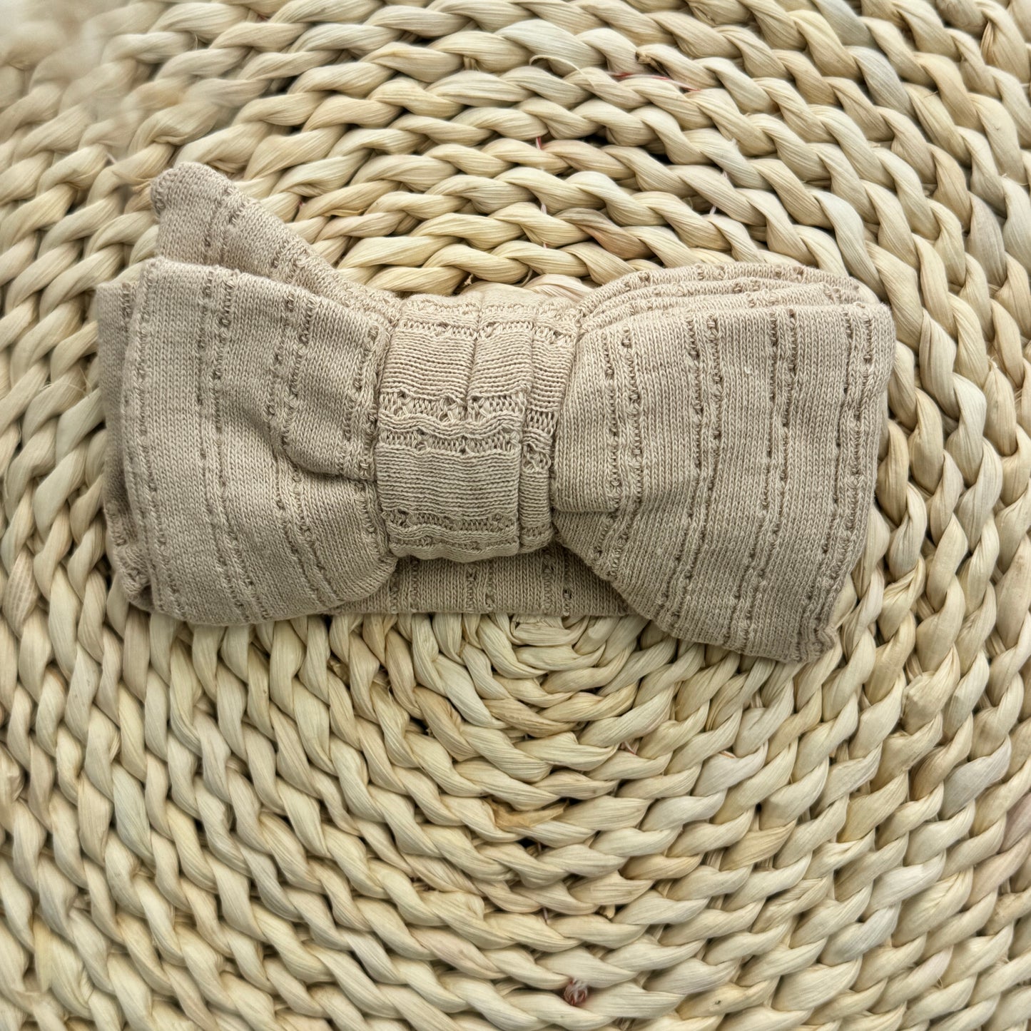 Cotton Knit Baby Girl Headband