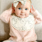 Organic Cotton Bib & Bow Headbands Set