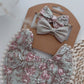 Organic Cotton Bib & Bow Headbands Set