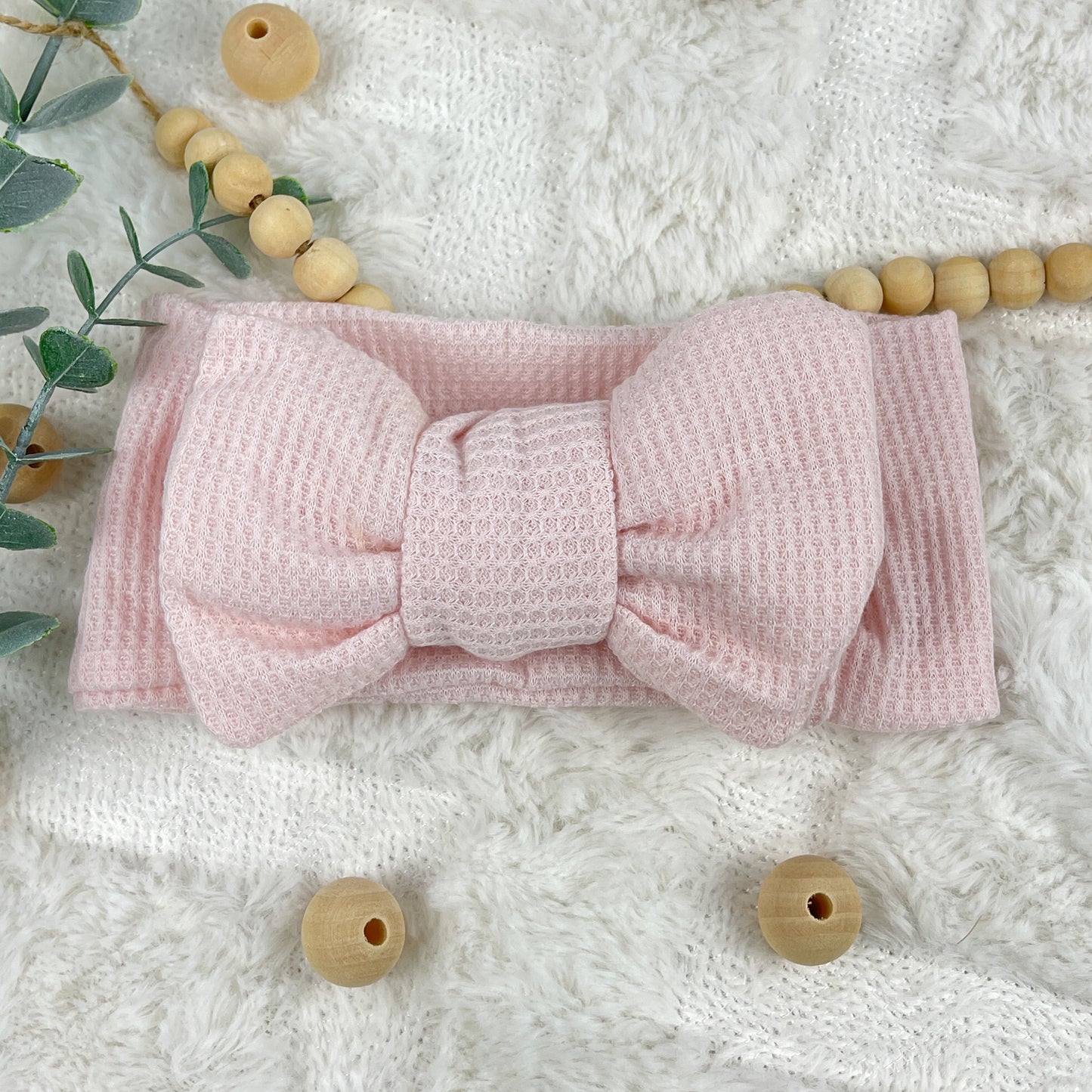 Cotton Knit Baby Girl Headband