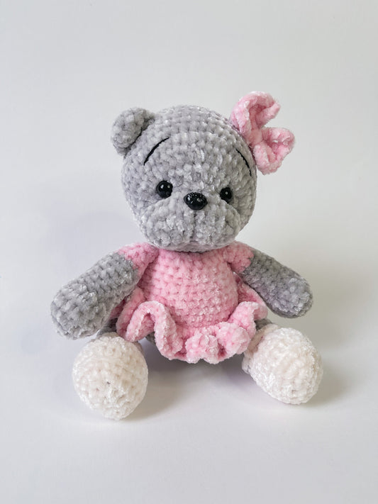 Ultra Soft Stuffed Crochet Hand Knitted Bear | Crochet Stuffed Animal Toy |