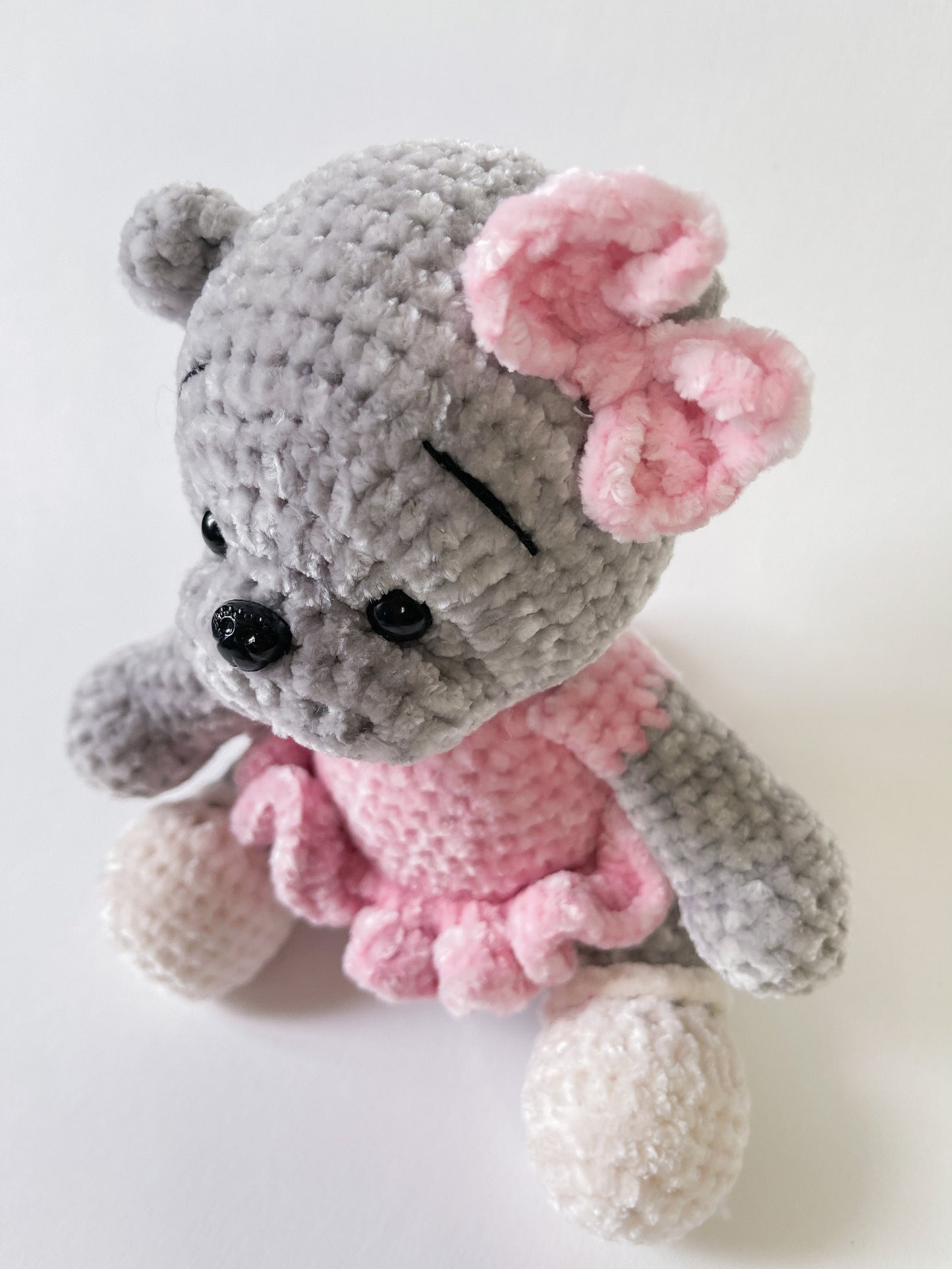 Ultra Soft Stuffed Crochet Hand Knitted Bear | Crochet Stuffed Animal Toy |